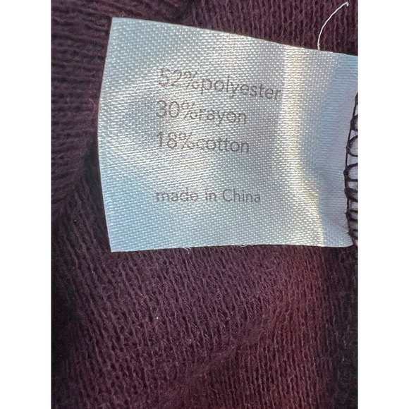 Lane Bryant Womens Top Plus Size 18/20 Purple Cowl‎ Neck Dolman Sleeve Pullover - Picture 7 of 8